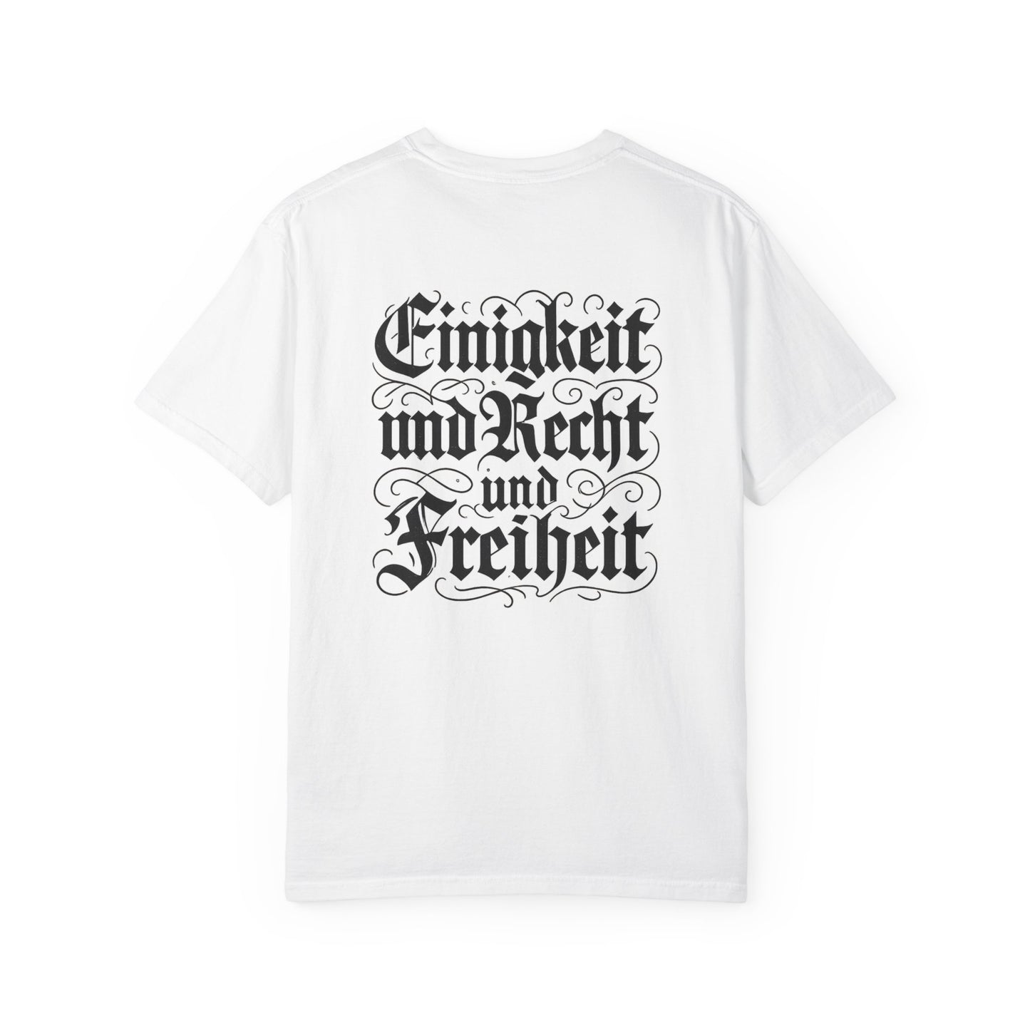 Deutsch-Amerikanische Freundschaft T-Shirt | Adler-Motiv in alter deutscher Schrift | Unisex Graphic Tee, Geschenk für Patrioten, 4th of July & Tag der Deutschen Einheit