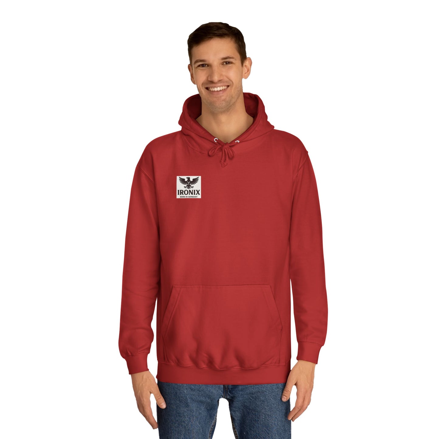 Adler Deutschland Hoodie | Unisex College Hoodie Schwarz-Rot-Gold