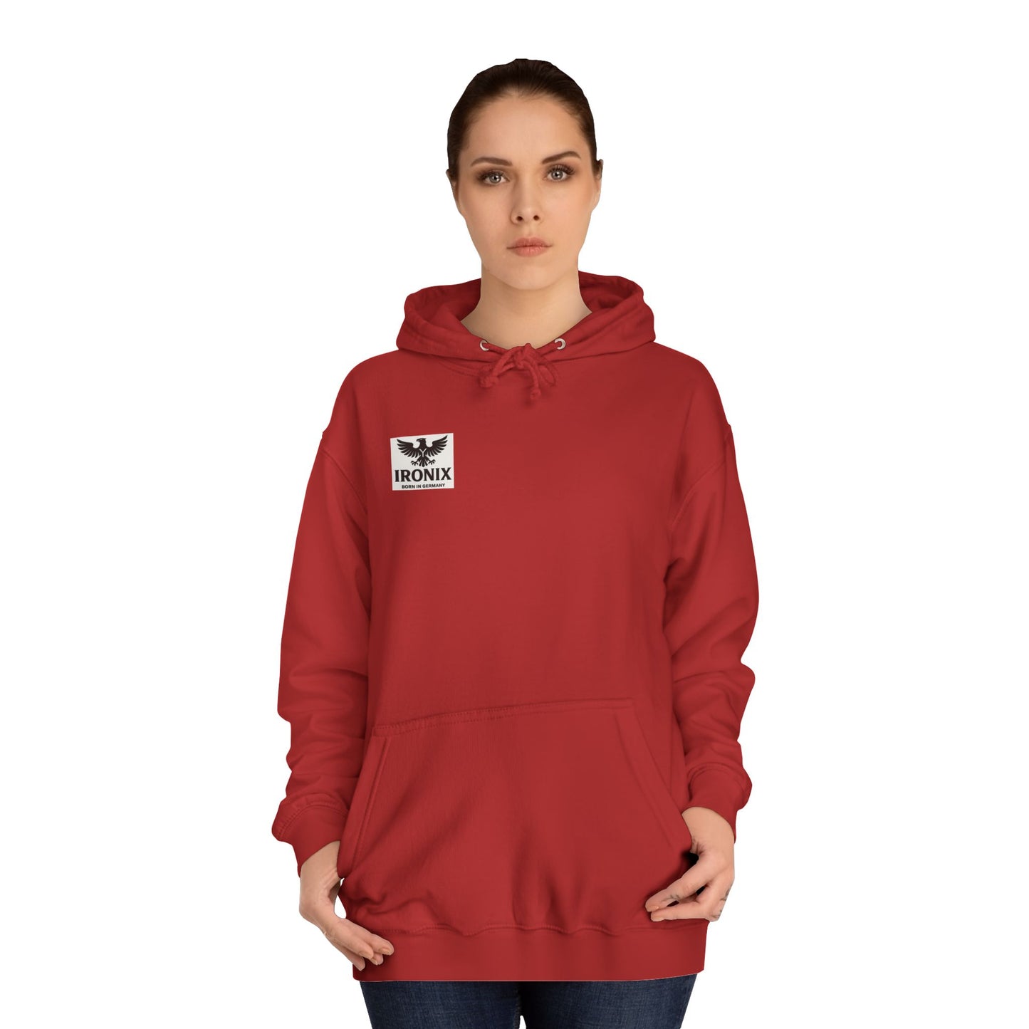 Adler Deutschland Hoodie | Unisex College Hoodie Schwarz-Rot-Gold