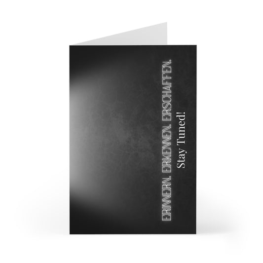 📜 Grußkarten-Set (7 Stk.) – „Erinnern, Erkennen, Erschaffen“