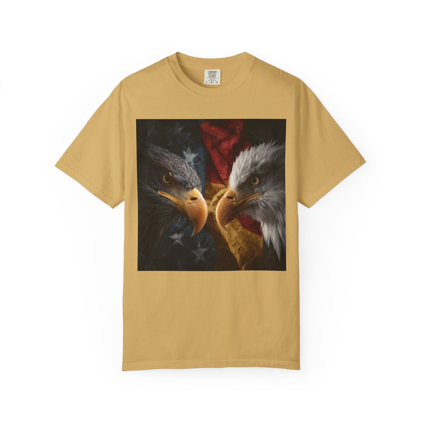 Deutsch-Amerikanische Freundschaft T-Shirt | Adler-Motiv in alter deutscher Schrift | Unisex Graphic Tee, Geschenk für Patrioten, 4th of July & Tag der Deutschen Einheit