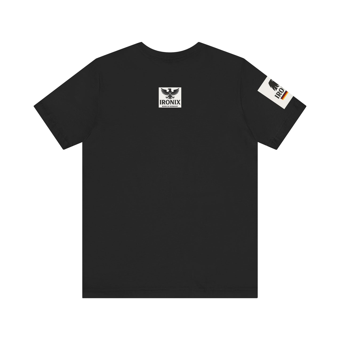 Deutscher Adler T-Shirt | Unisex Jersey Tee Schwarz-Rot-Gold