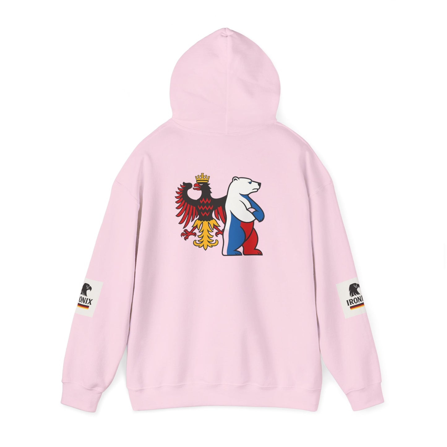 Adler & Russischer Bär Hoodie | Unisex Kapuzenpullover Motiv