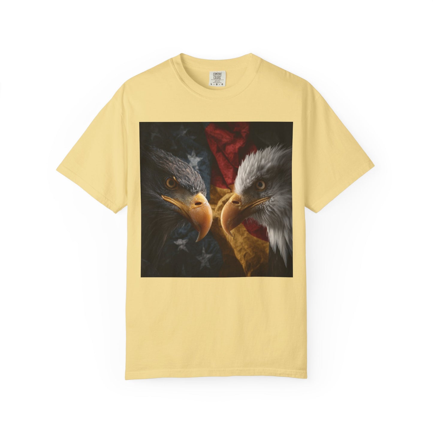 Deutsch-Amerikanische Freundschaft T-Shirt | Adler-Motiv in alter deutscher Schrift | Unisex Graphic Tee, Geschenk für Patrioten, 4th of July & Tag der Deutschen Einheit