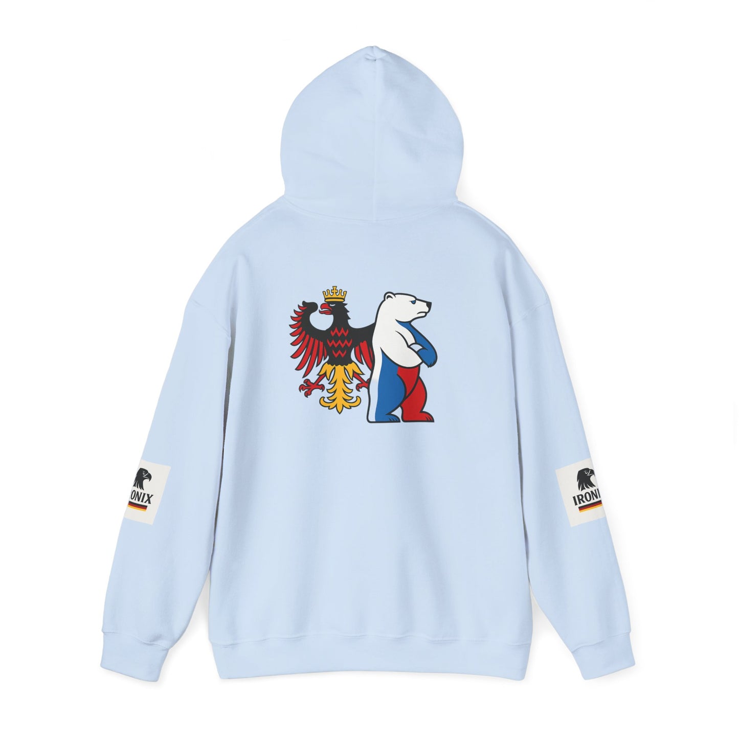 Adler & Russischer Bär Hoodie | Unisex Kapuzenpullover Motiv