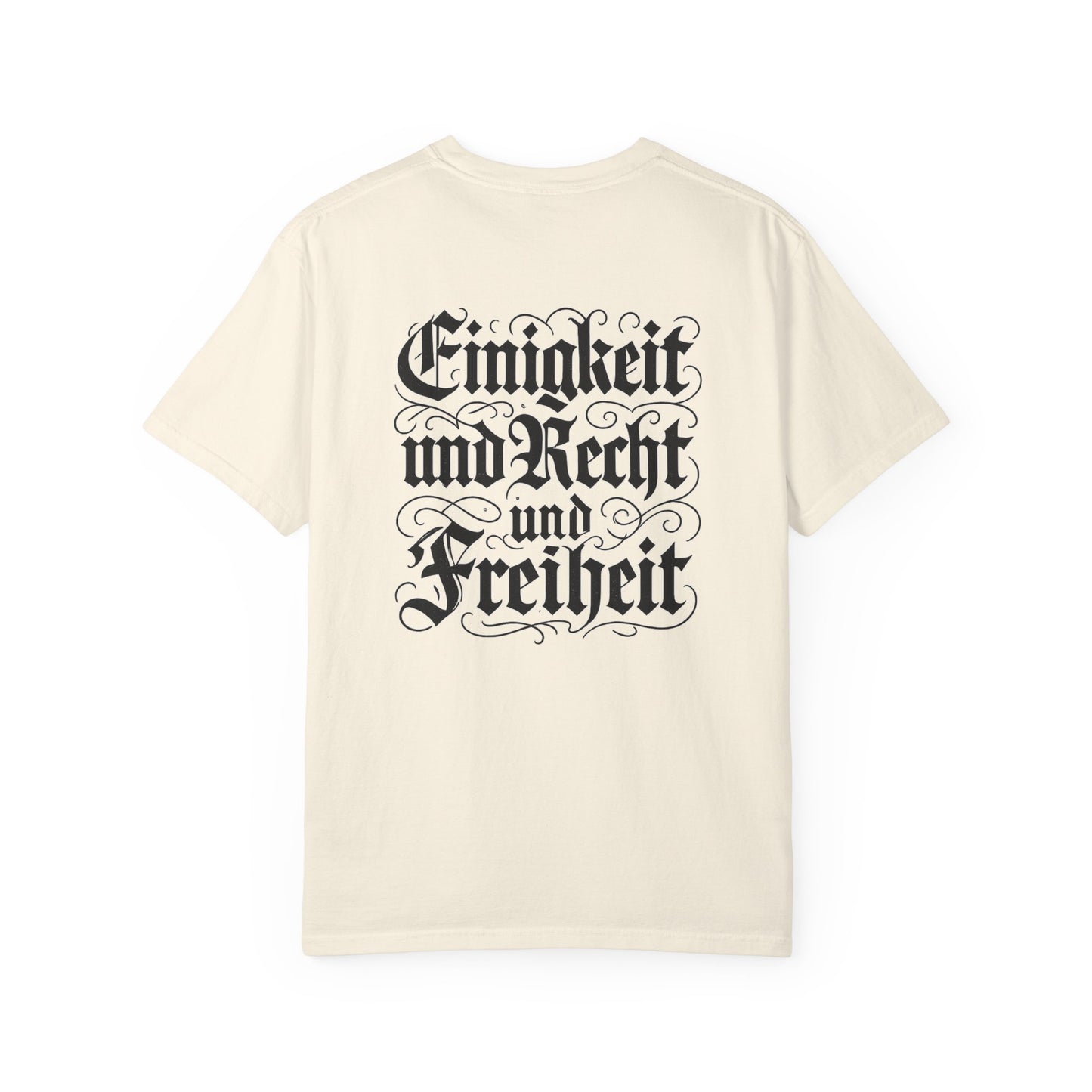 Deutsch-Amerikanische Freundschaft T-Shirt | Adler-Motiv in alter deutscher Schrift | Unisex Graphic Tee, Geschenk für Patrioten, 4th of July & Tag der Deutschen Einheit