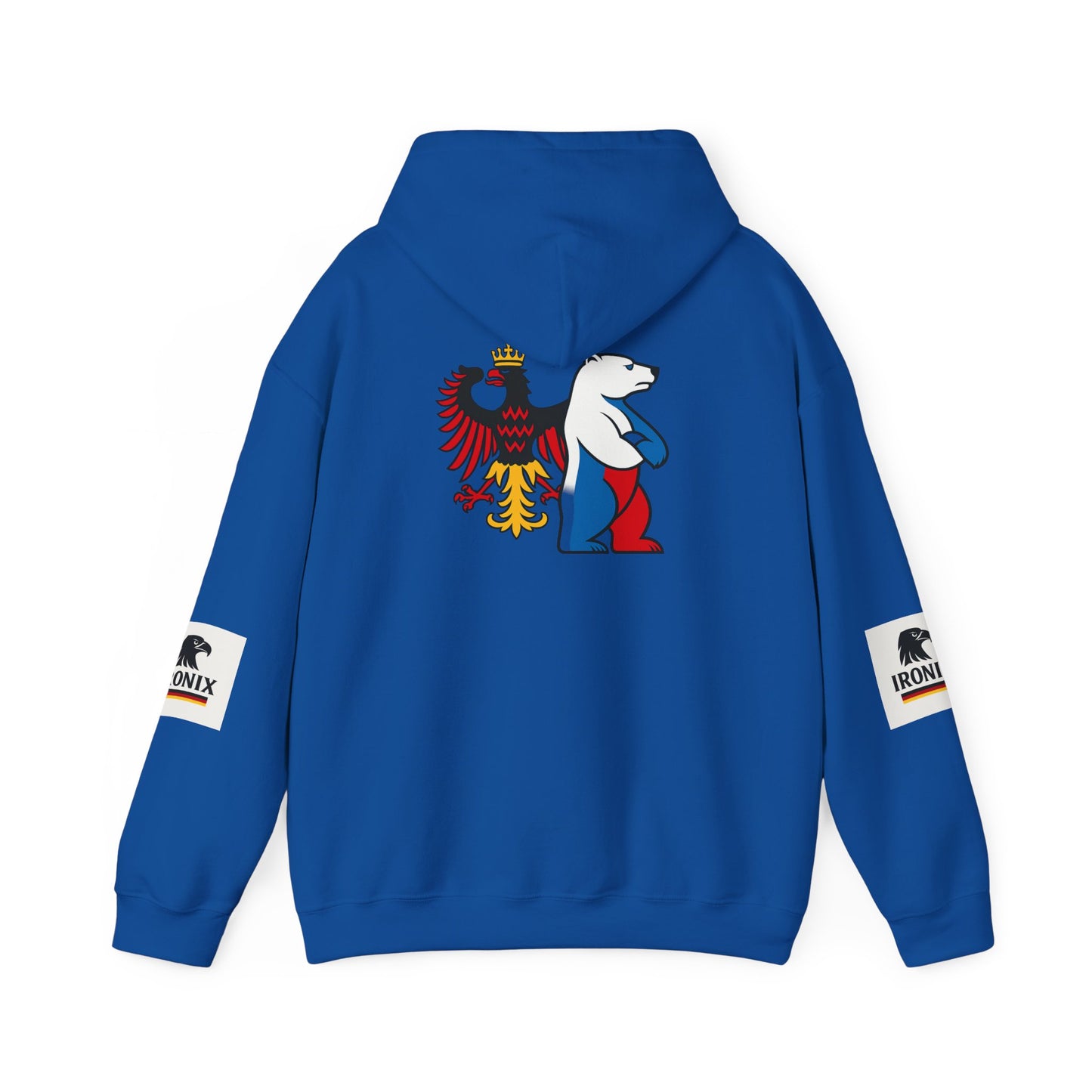 Adler & Russischer Bär Hoodie | Unisex Kapuzenpullover Motiv