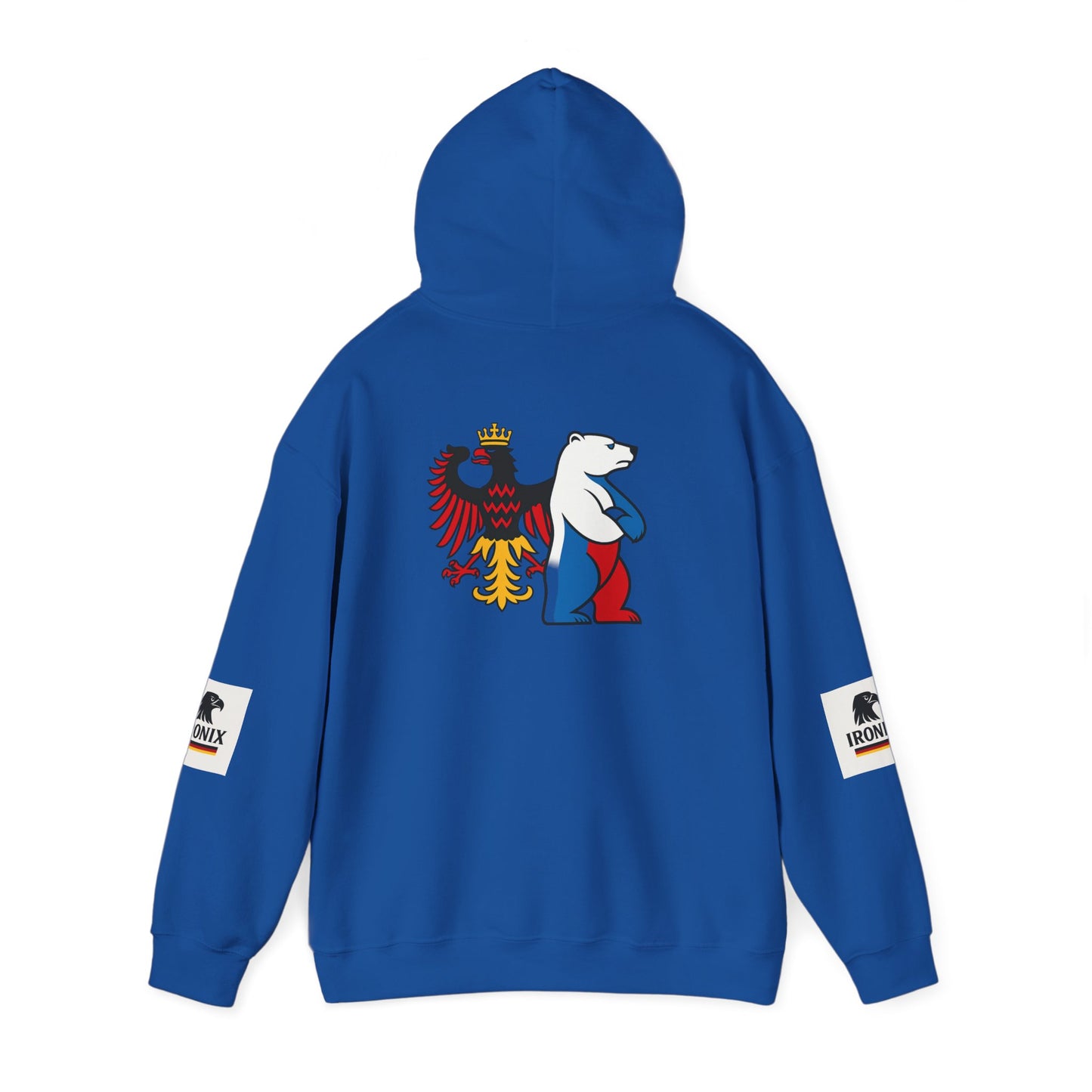 Adler & Russischer Bär Hoodie | Unisex Kapuzenpullover Motiv