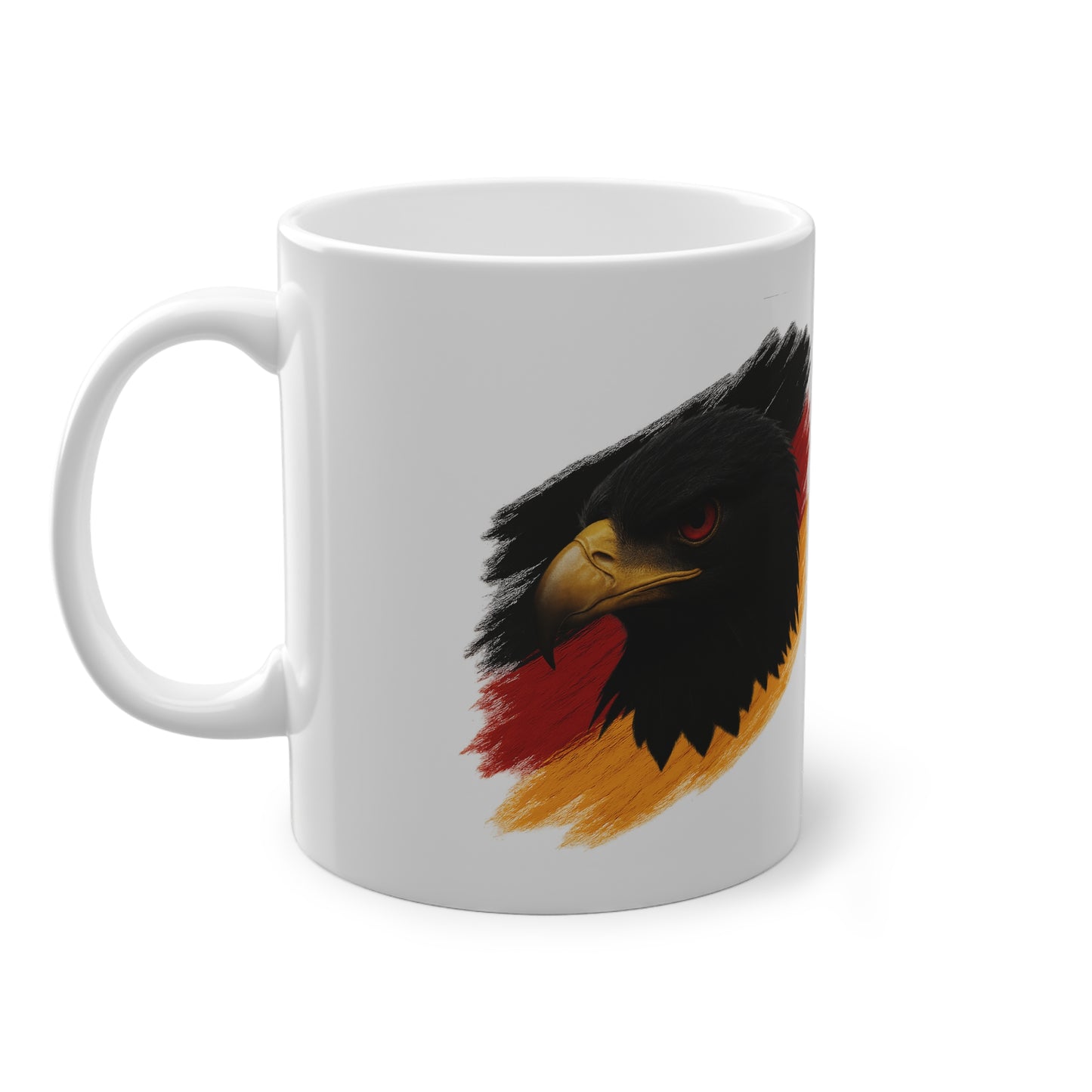 Adler Kaffeebecher | Keramik Mug 11 oz mit „Made in Germany“-Motiv