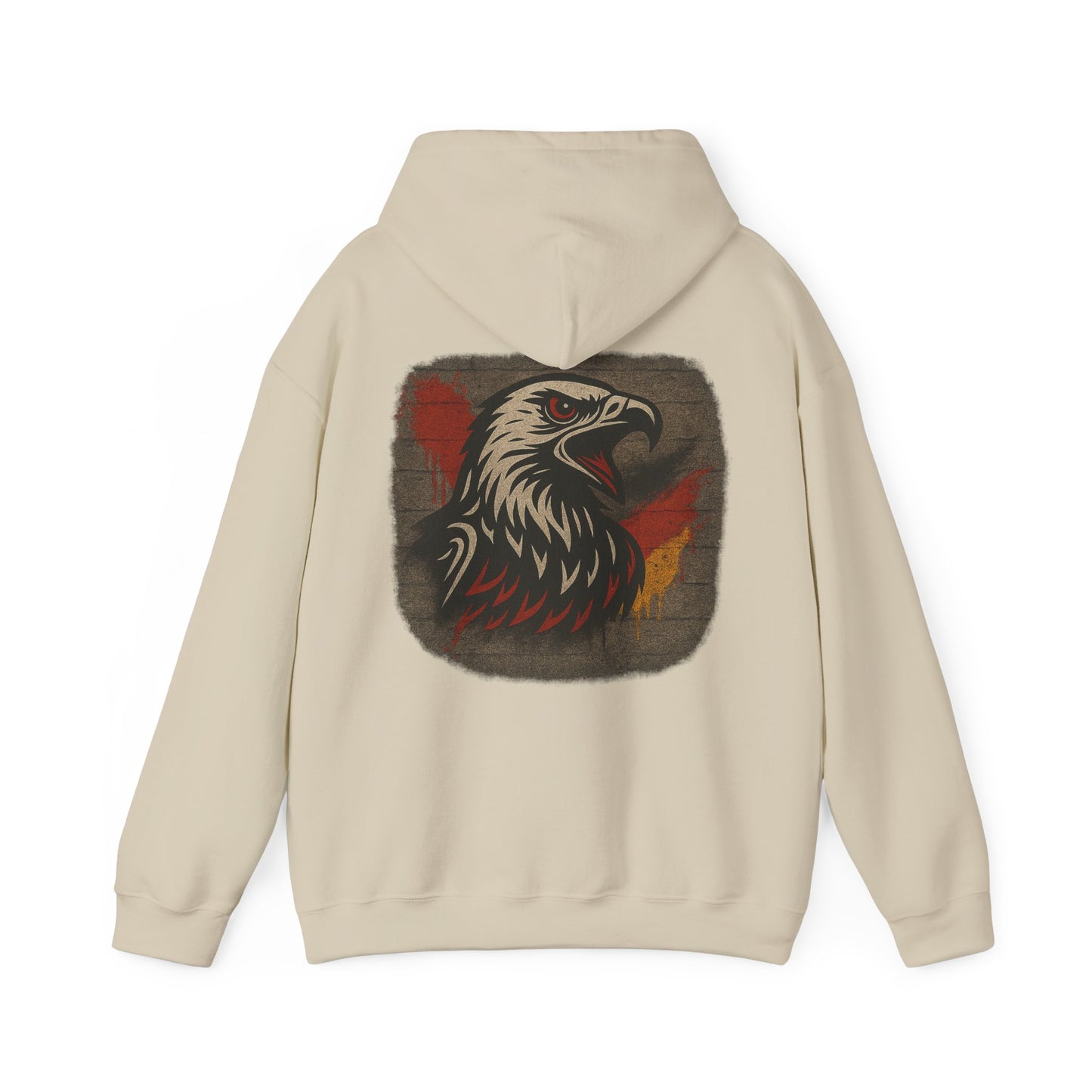 Eagle Graphic Hoodie | Unisex Heavy Blend™ Hoodie mit Adlerkopf – Nature & Adventure Design
