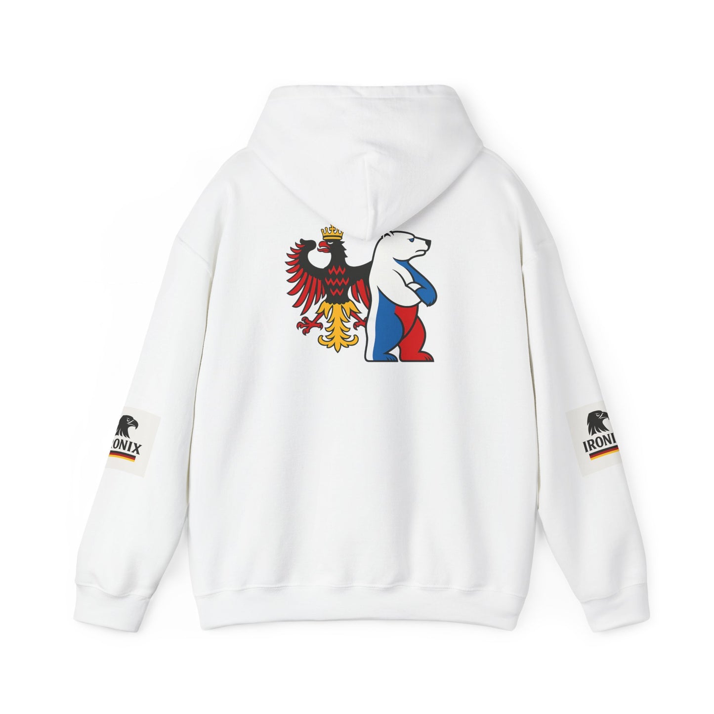 Adler & Russischer Bär Hoodie | Unisex Kapuzenpullover Motiv