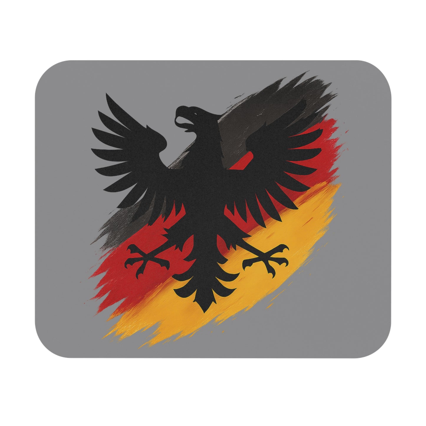 Deutscher Adler Mousepad | Rutschfeste Mausmatte Schwarz-Rot-Gold