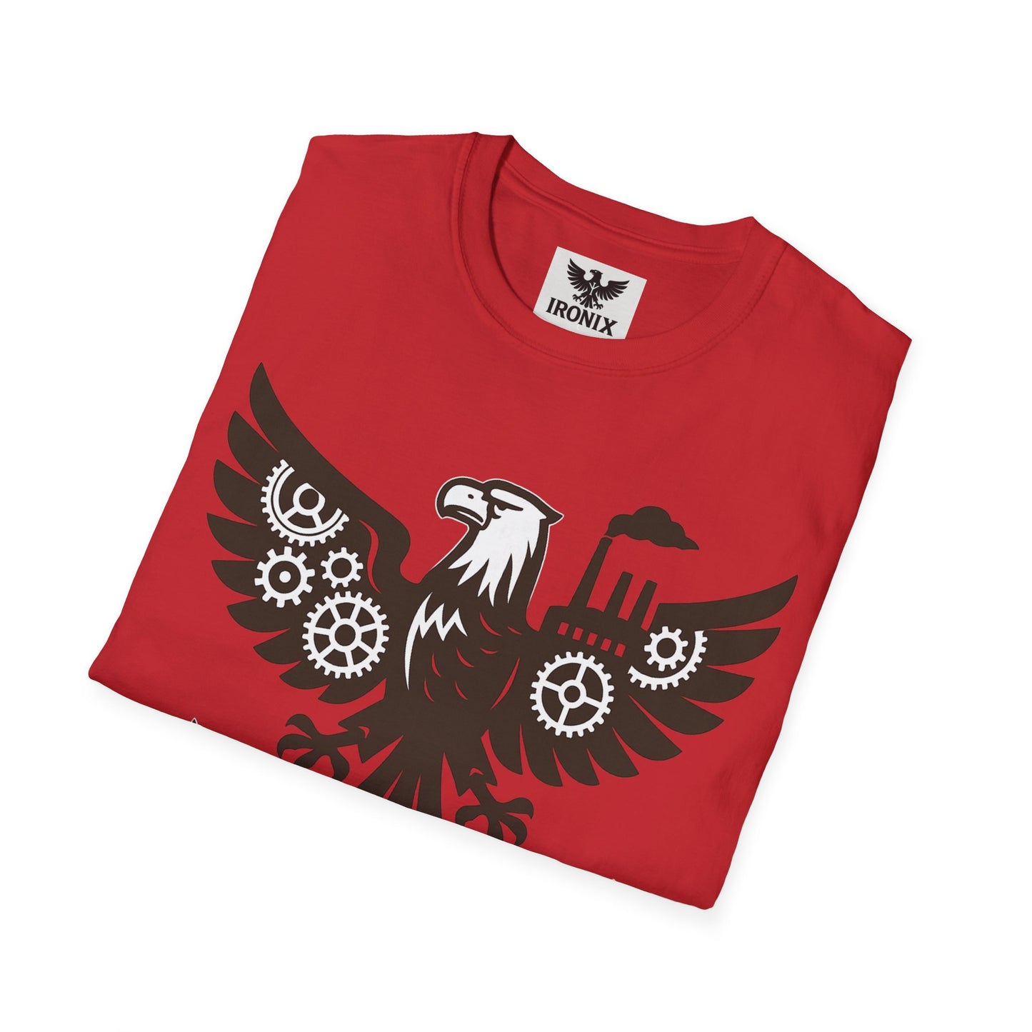 Eagle Graphic T-Shirt – Made in Germany Adler | Unisex Softstyle T-Shirt im Industrial-Vintage-Stil