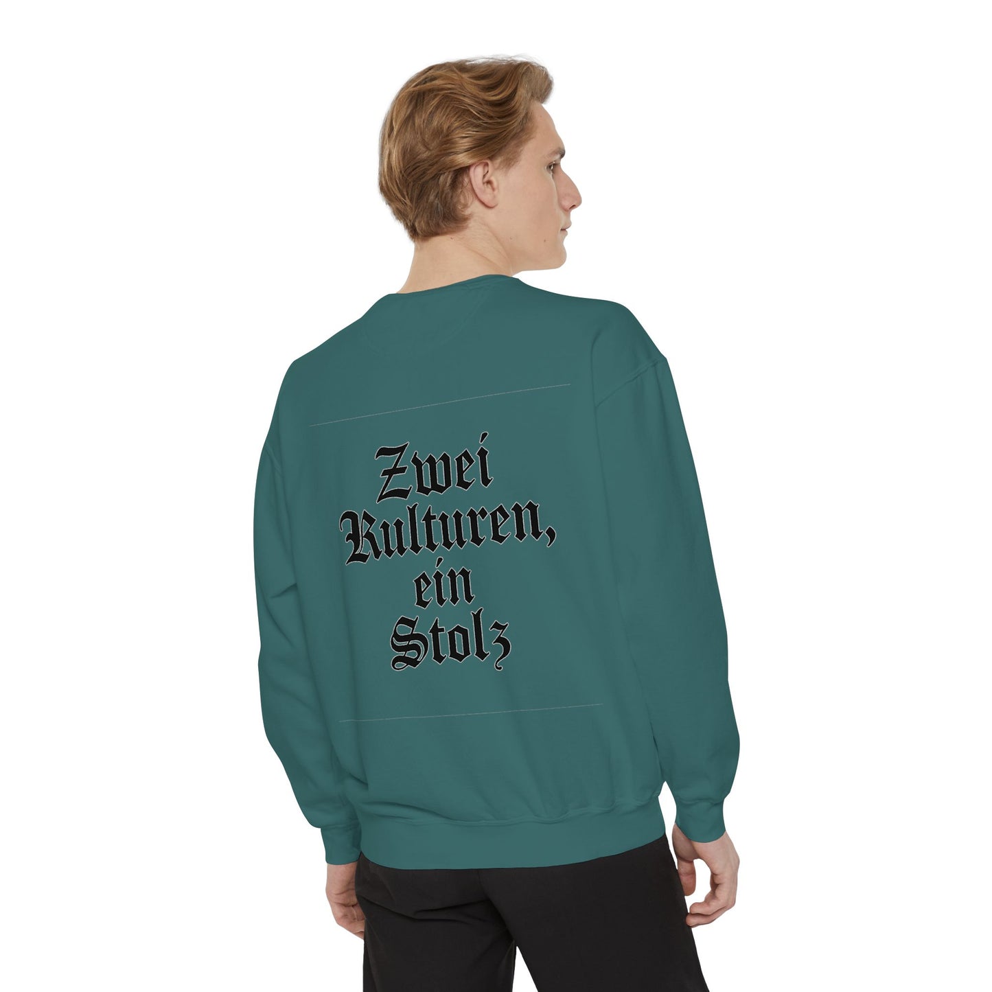 Deutsch-Türkische Freundschaft Sweatshirt – Zwei Kulturen, ein Stolz | Unisex Pullover mit Adler & Halbmond | Statement Sweater, Geschenkidee