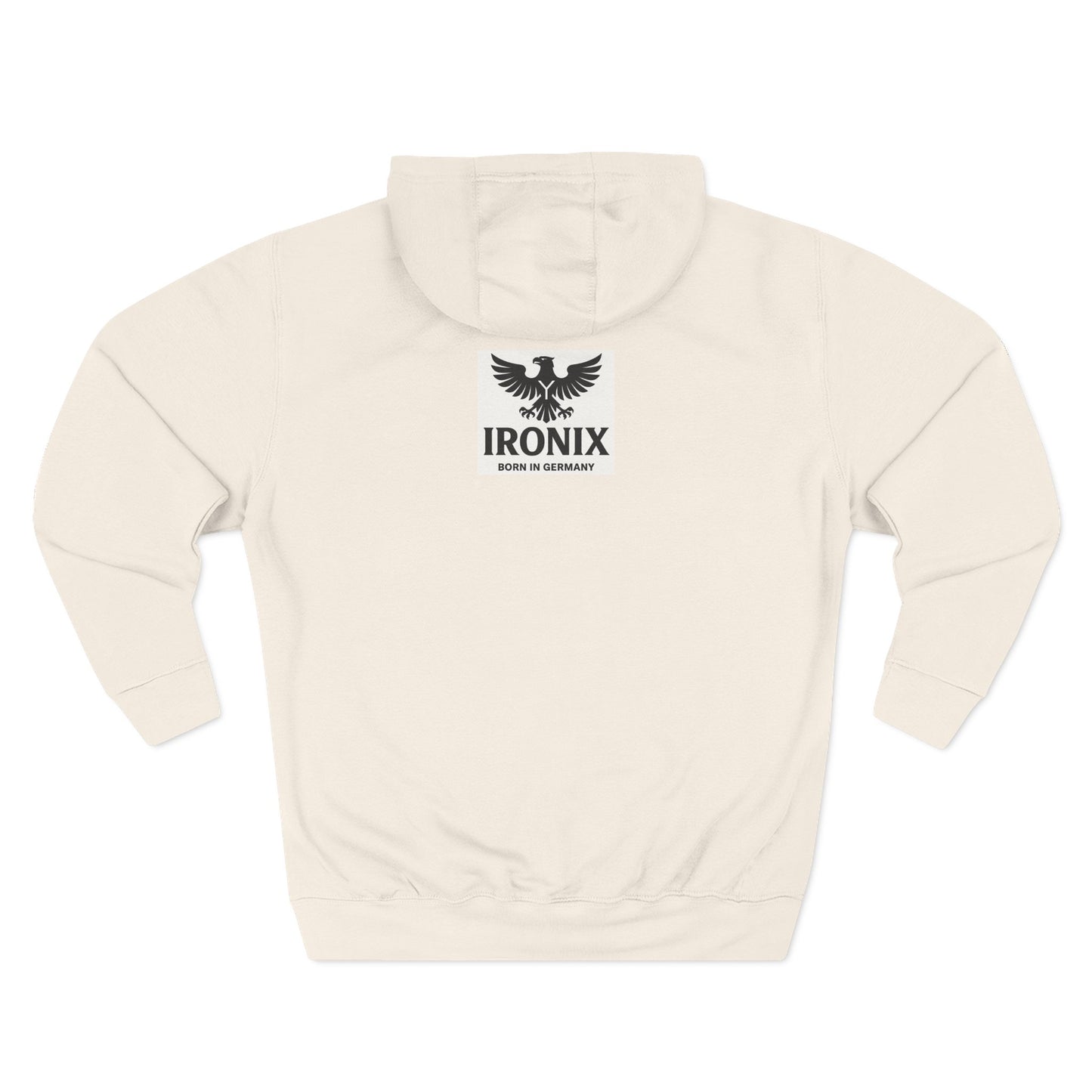 Kölner Dom Hoodie | Three-Panel Fleece Kapuzenpullover Schwarz-Rot-Gold