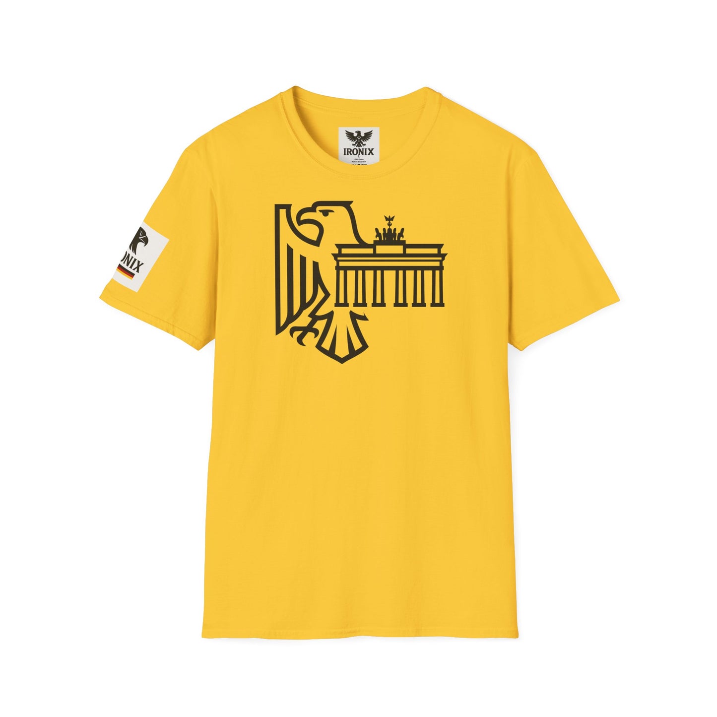 Berlin Adler T-Shirt | Unisex Softstyle Tee mit Brandenburger Tor