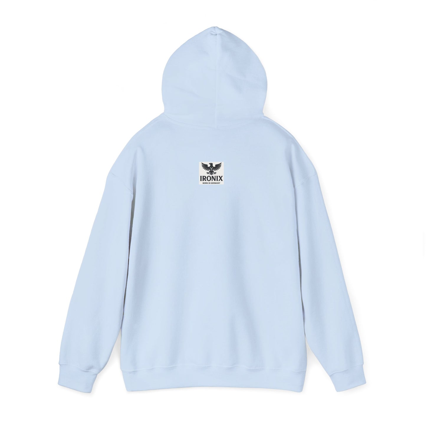 Majestic Black Eagle Hoodie | Unisex Heavy Blend™ Hoodie mit schwarzem Adler – Klassisches Wappen-Design