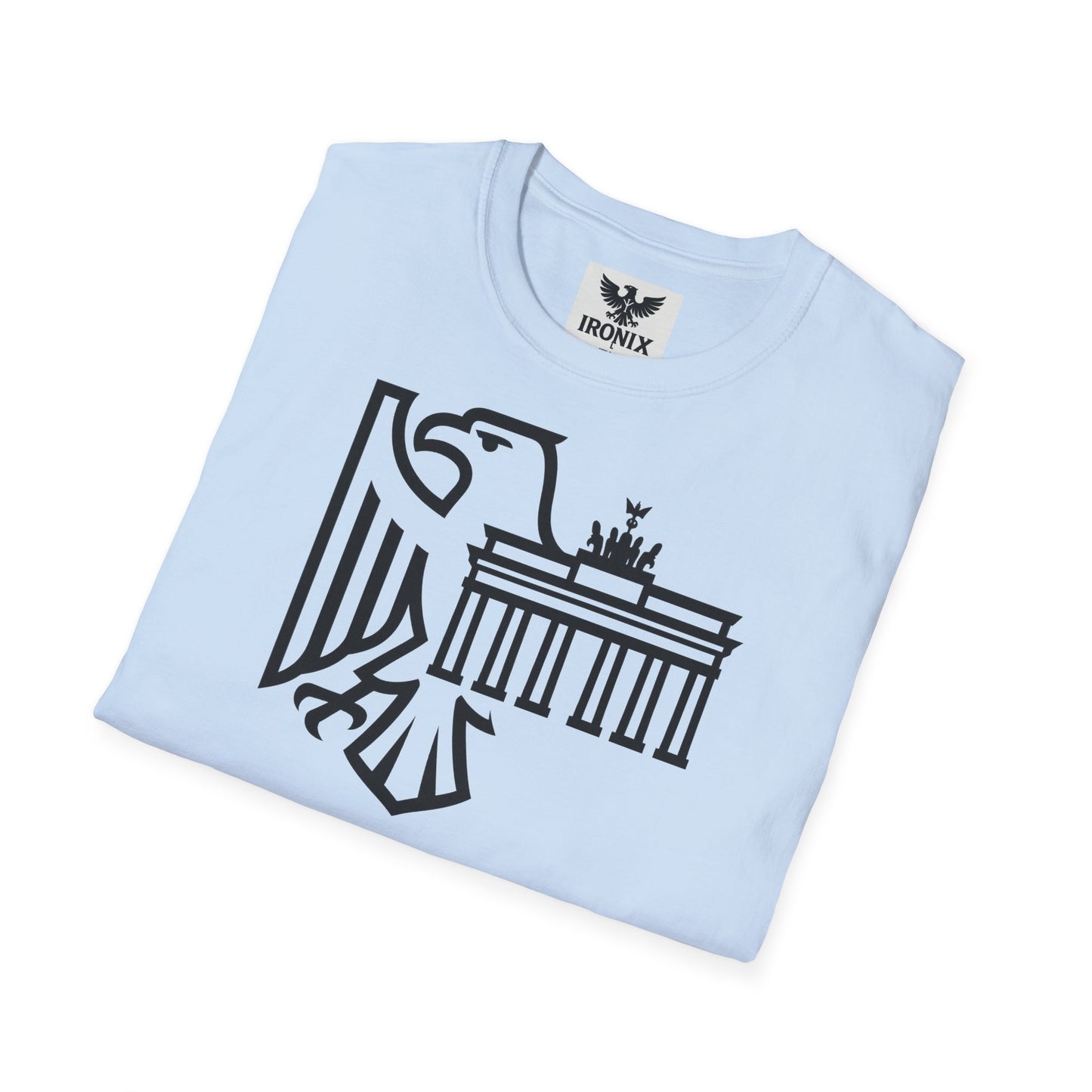 Berlin Adler T-Shirt | Unisex Softstyle Tee mit Brandenburger Tor
