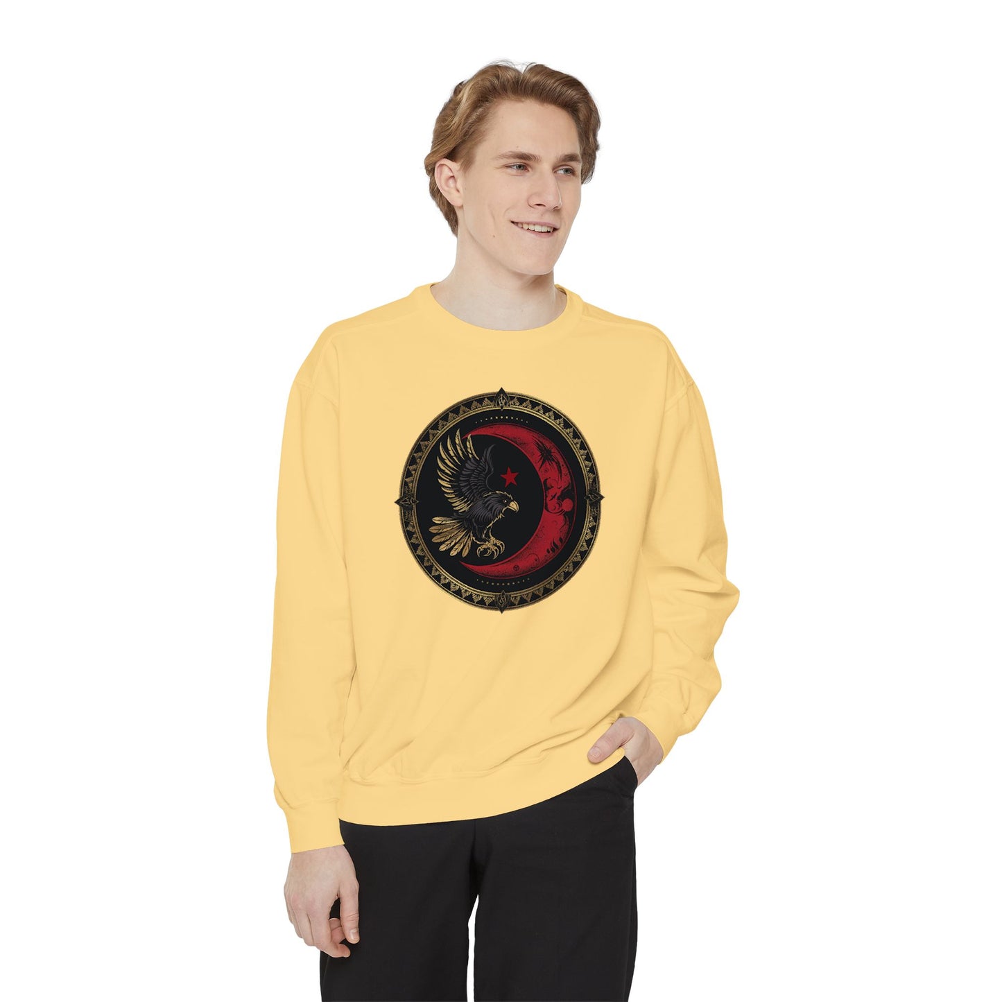 Deutsch-Türkische Freundschaft Sweatshirt – Zwei Kulturen, ein Stolz | Unisex Pullover mit Adler & Halbmond | Statement Sweater, Geschenkidee