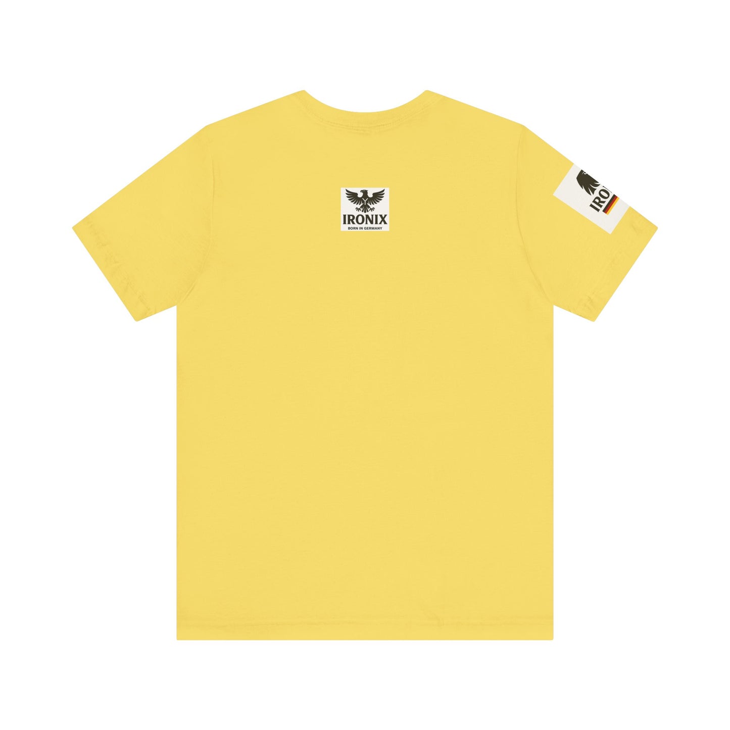 Deutscher Adler T-Shirt | Unisex Jersey Tee Schwarz-Rot-Gold