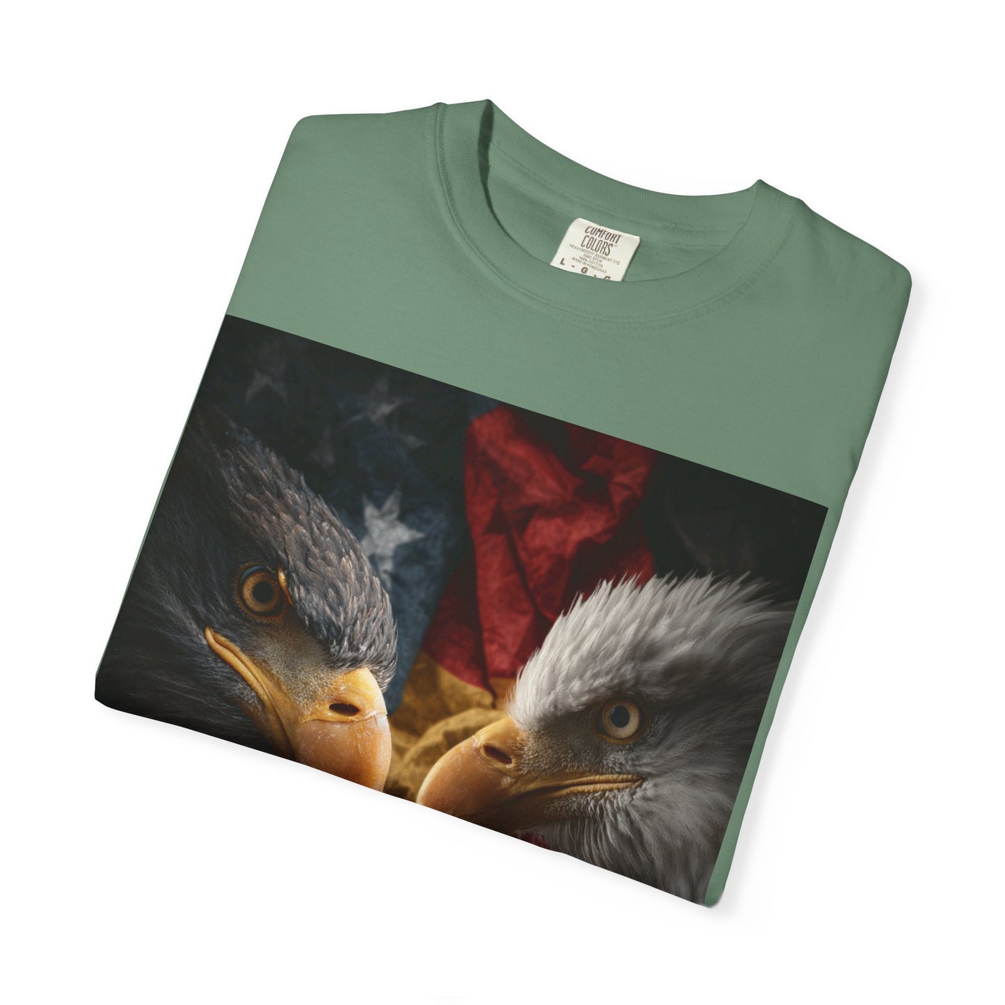 Deutsch-Amerikanische Freundschaft T-Shirt | Adler-Motiv in alter deutscher Schrift | Unisex Graphic Tee, Geschenk für Patrioten, 4th of July & Tag der Deutschen Einheit