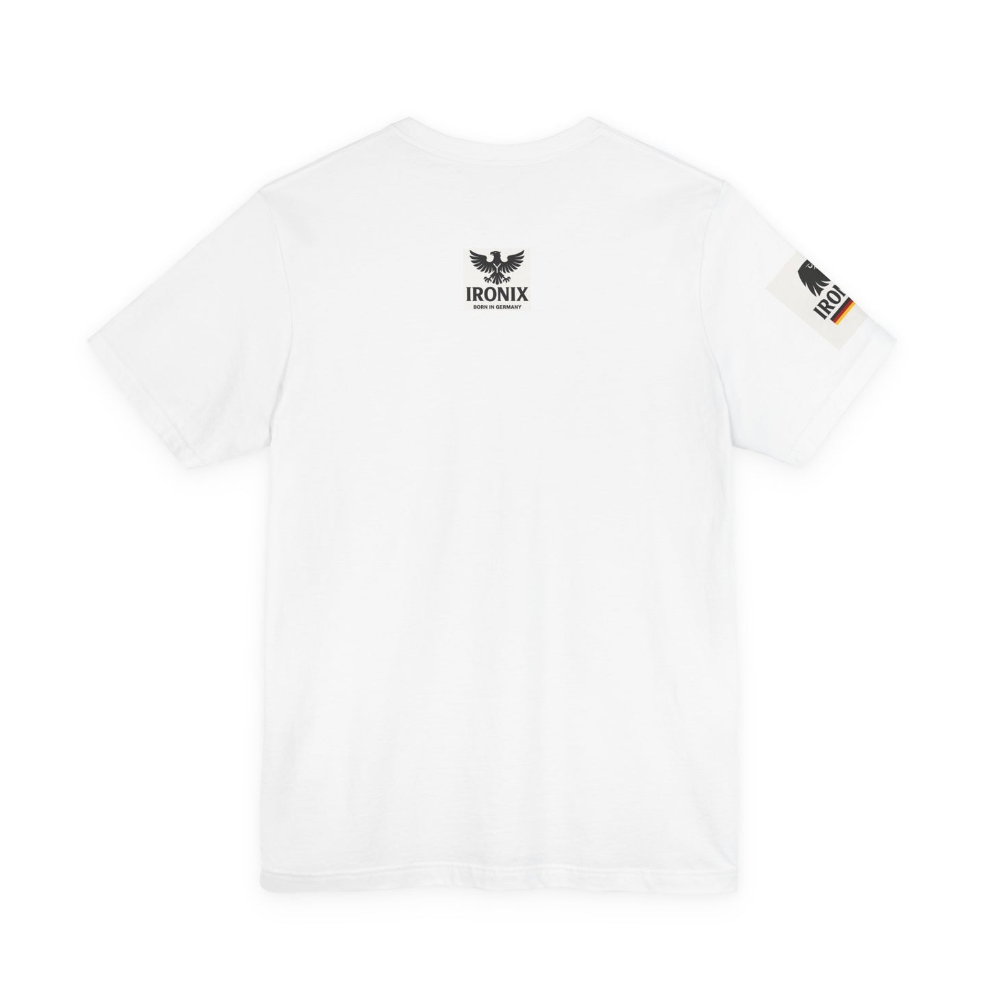 Deutscher Adler T-Shirt | Unisex Jersey Tee Schwarz-Rot-Gold