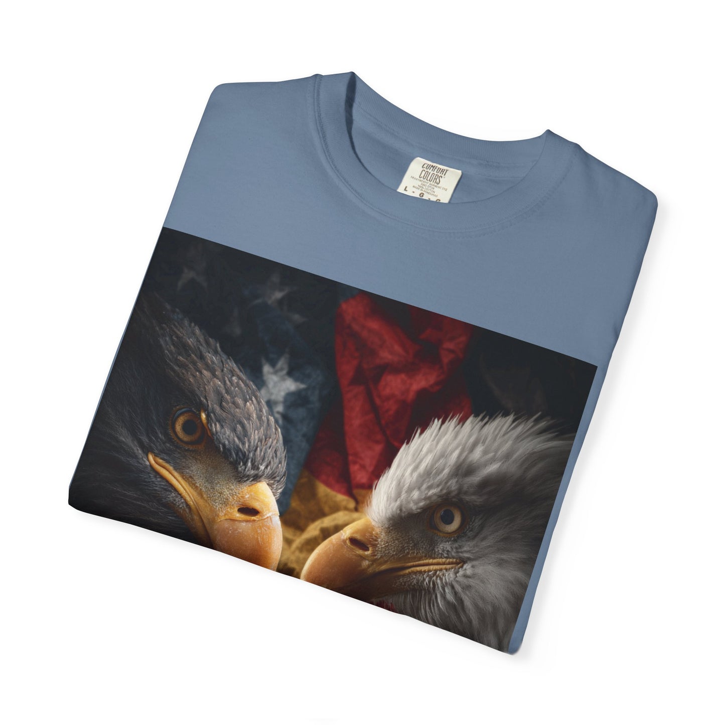 Deutsch-Amerikanische Freundschaft T-Shirt | Adler-Motiv in alter deutscher Schrift | Unisex Graphic Tee, Geschenk für Patrioten, 4th of July & Tag der Deutschen Einheit