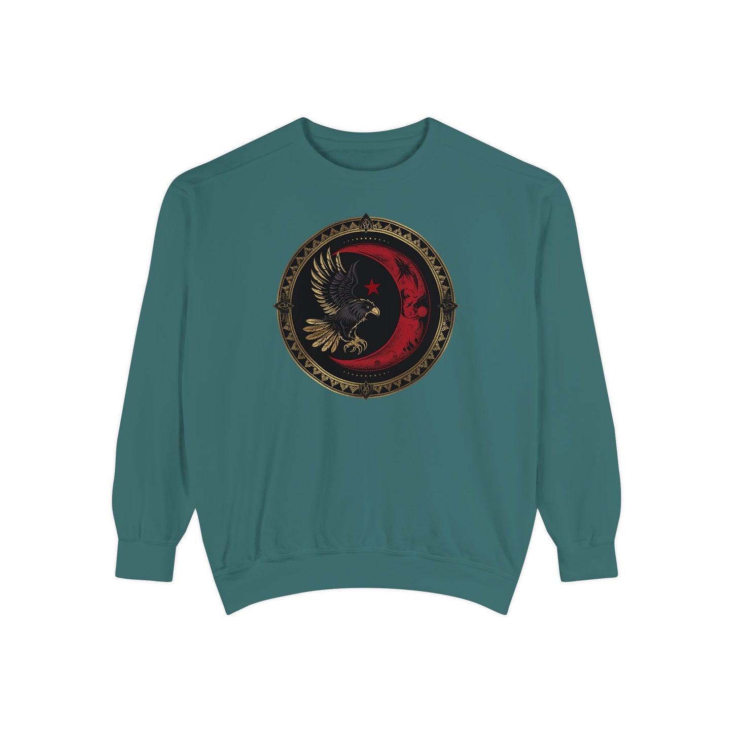 Deutsch-Türkische Freundschaft Sweatshirt – Zwei Kulturen, ein Stolz | Unisex Pullover mit Adler & Halbmond | Statement Sweater, Geschenkidee