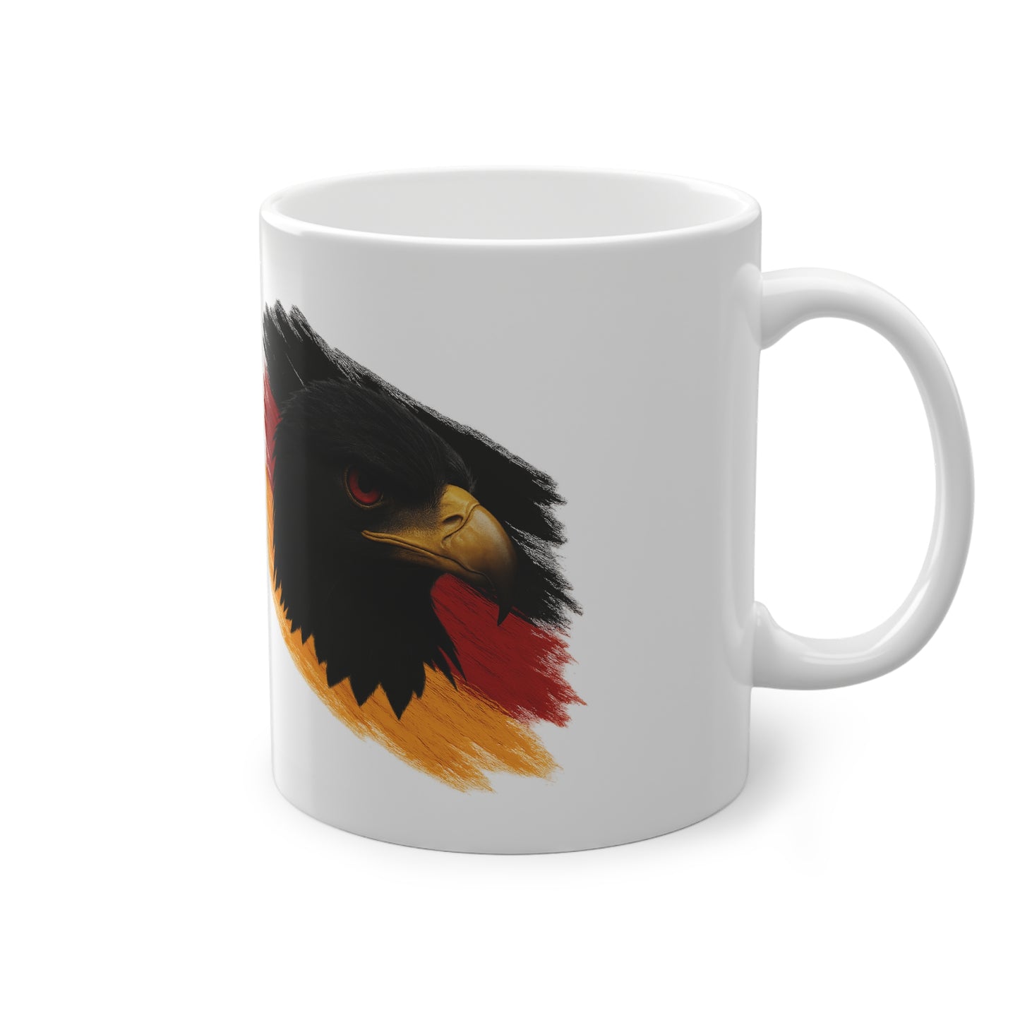 Adler Kaffeebecher | Keramik Mug 11 oz mit „Made in Germany“-Motiv