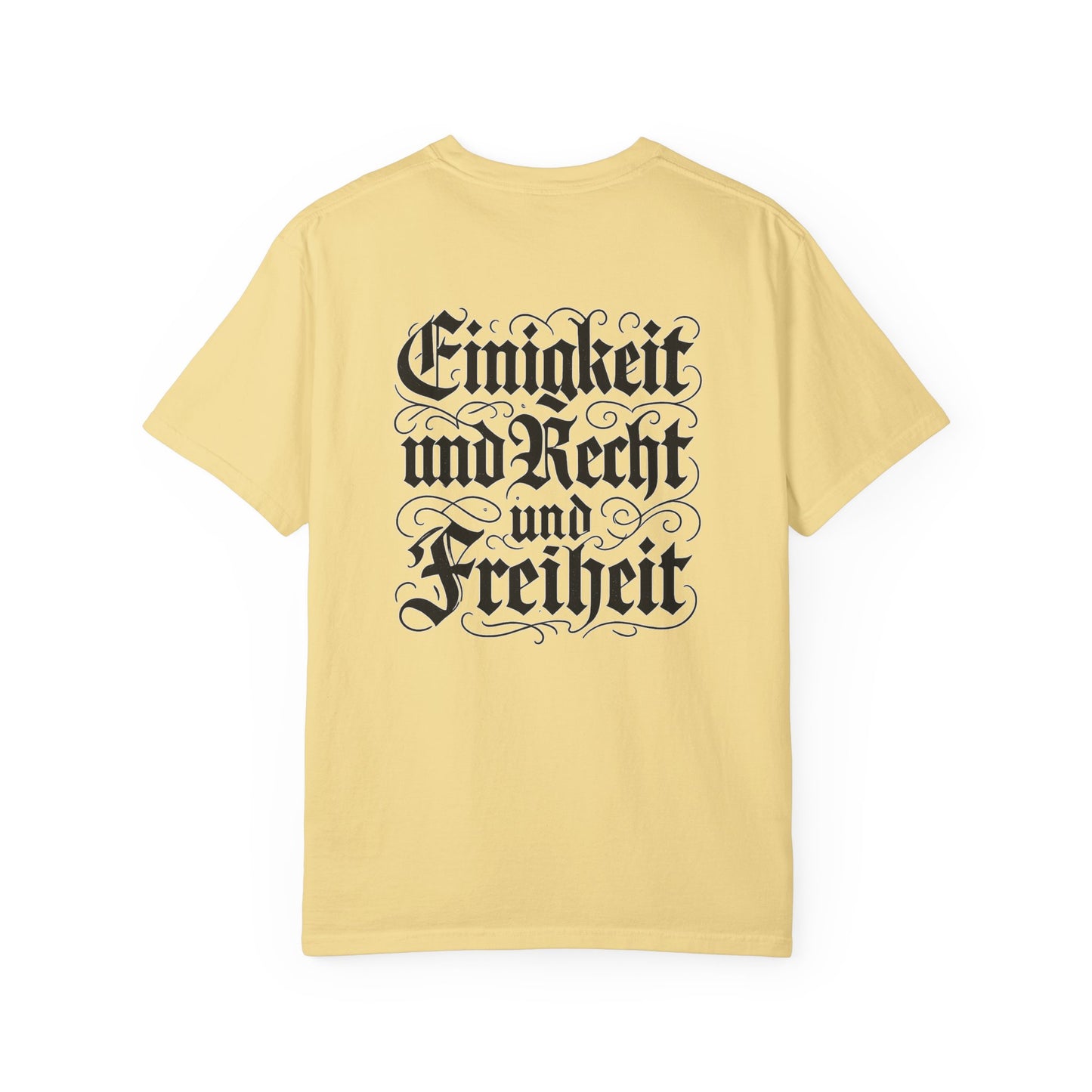 Deutsch-Amerikanische Freundschaft T-Shirt | Adler-Motiv in alter deutscher Schrift | Unisex Graphic Tee, Geschenk für Patrioten, 4th of July & Tag der Deutschen Einheit