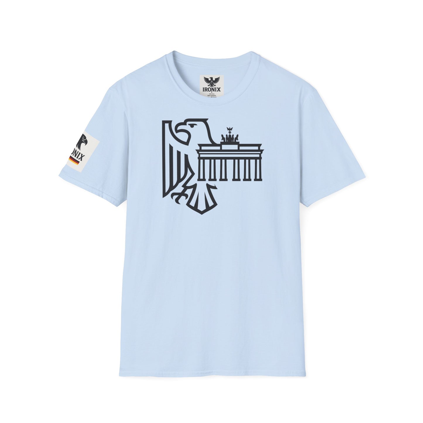 Berlin Adler T-Shirt | Unisex Softstyle Tee mit Brandenburger Tor
