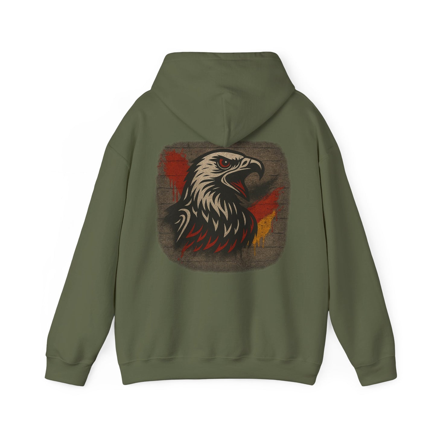 Eagle Graphic Hoodie | Unisex Heavy Blend™ Hoodie mit Adlerkopf – Nature & Adventure Design