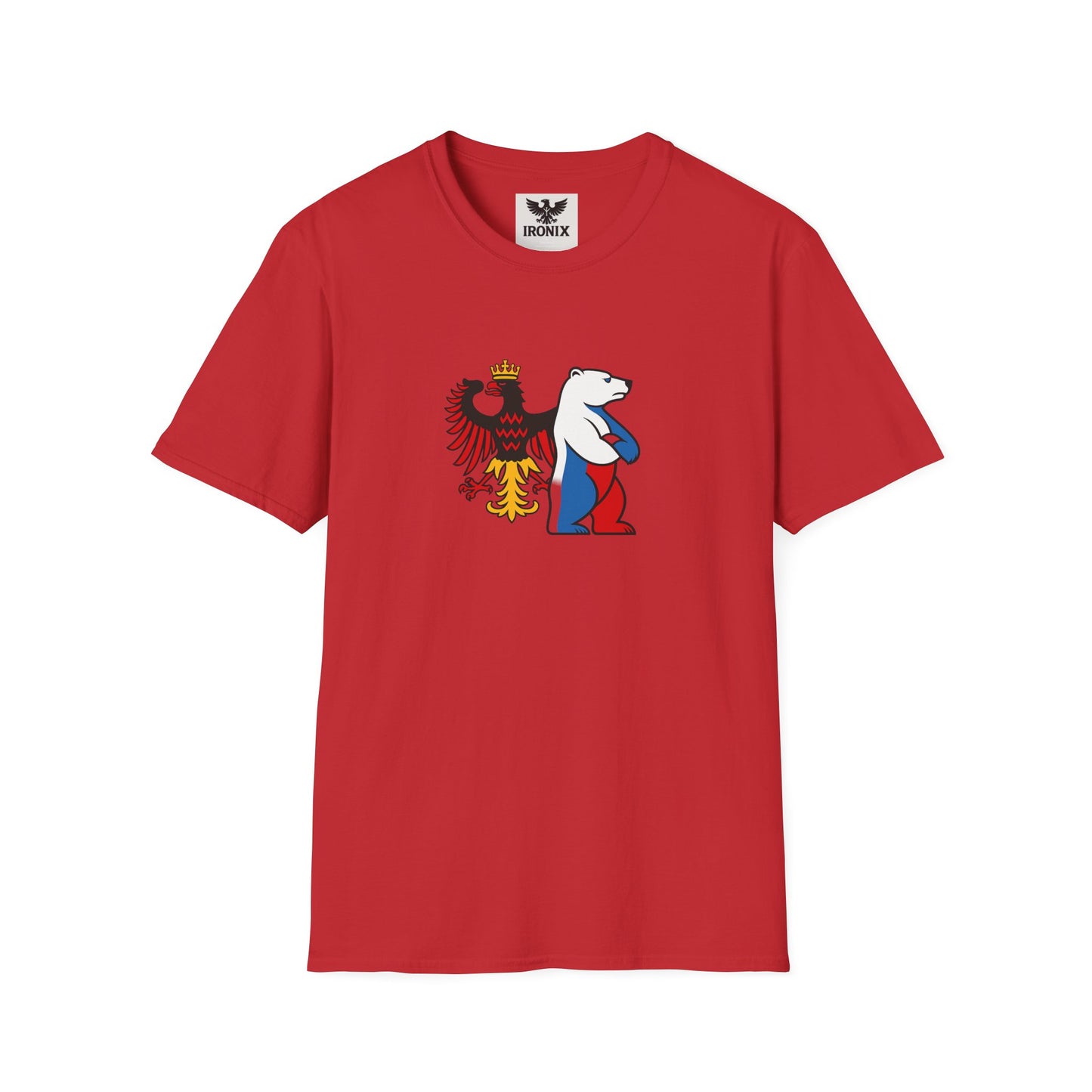 Adler Deutschland T-Shirt | Classic Tee mit Motiv Schwarz-Rot-Gold