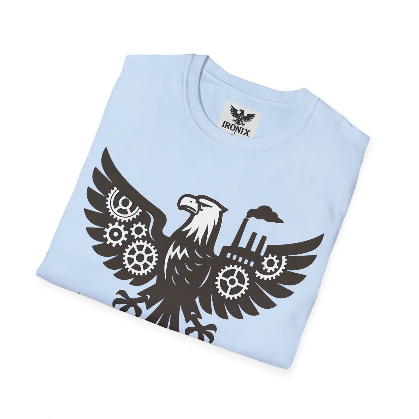 Eagle Graphic T-Shirt – Made in Germany Adler | Unisex Softstyle T-Shirt im Industrial-Vintage-Stil