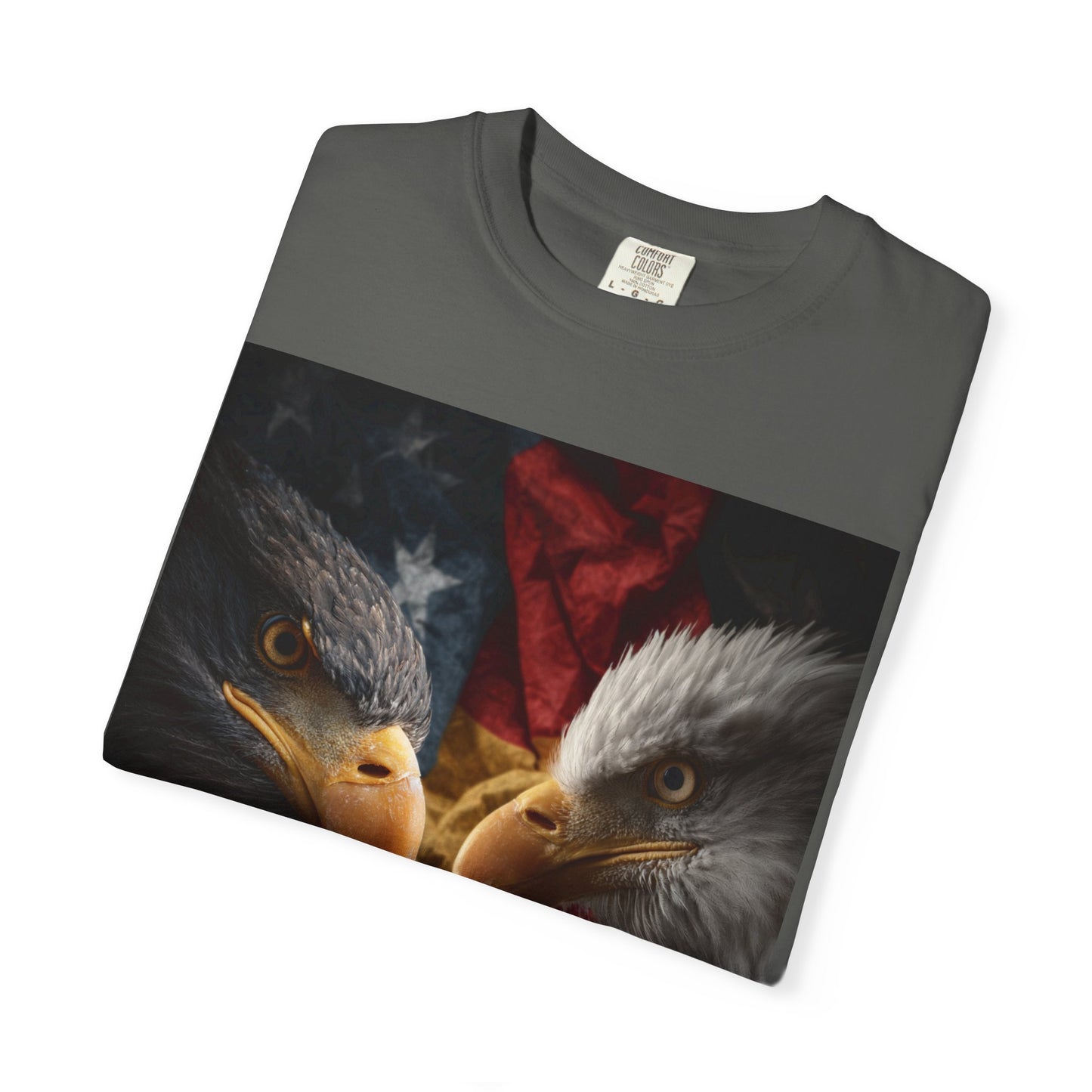 Deutsch-Amerikanische Freundschaft T-Shirt | Adler-Motiv in alter deutscher Schrift | Unisex Graphic Tee, Geschenk für Patrioten, 4th of July & Tag der Deutschen Einheit