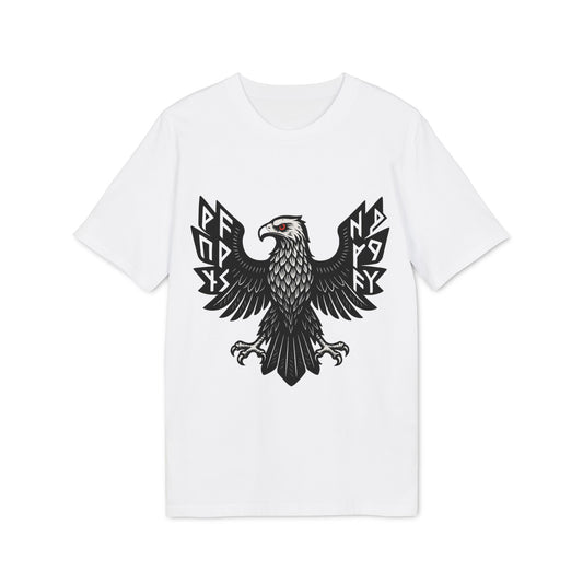 Edgy Graphic T-Shirt | Unisex Casual Wear mit schwarzem Adler – Modernes Streetwear-Design