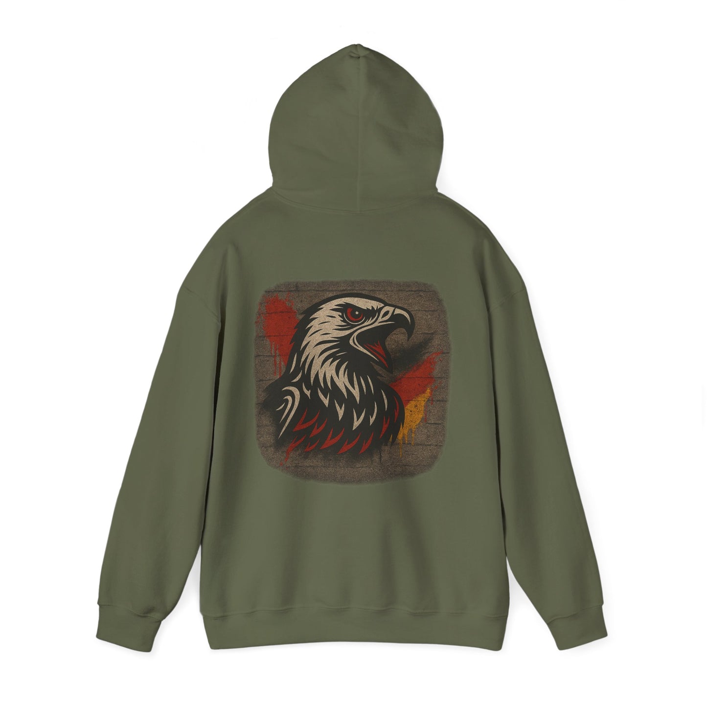 Eagle Graphic Hoodie | Unisex Heavy Blend™ Hoodie mit Adlerkopf – Nature & Adventure Design