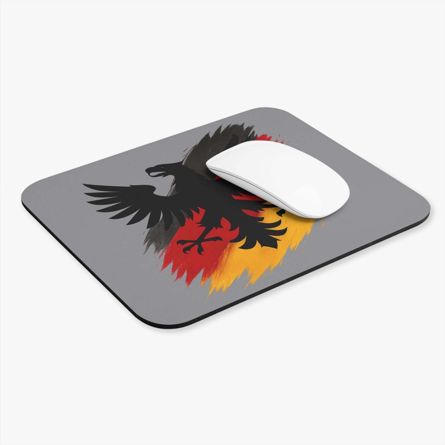 Deutscher Adler Mousepad | Rutschfeste Mausmatte Schwarz-Rot-Gold