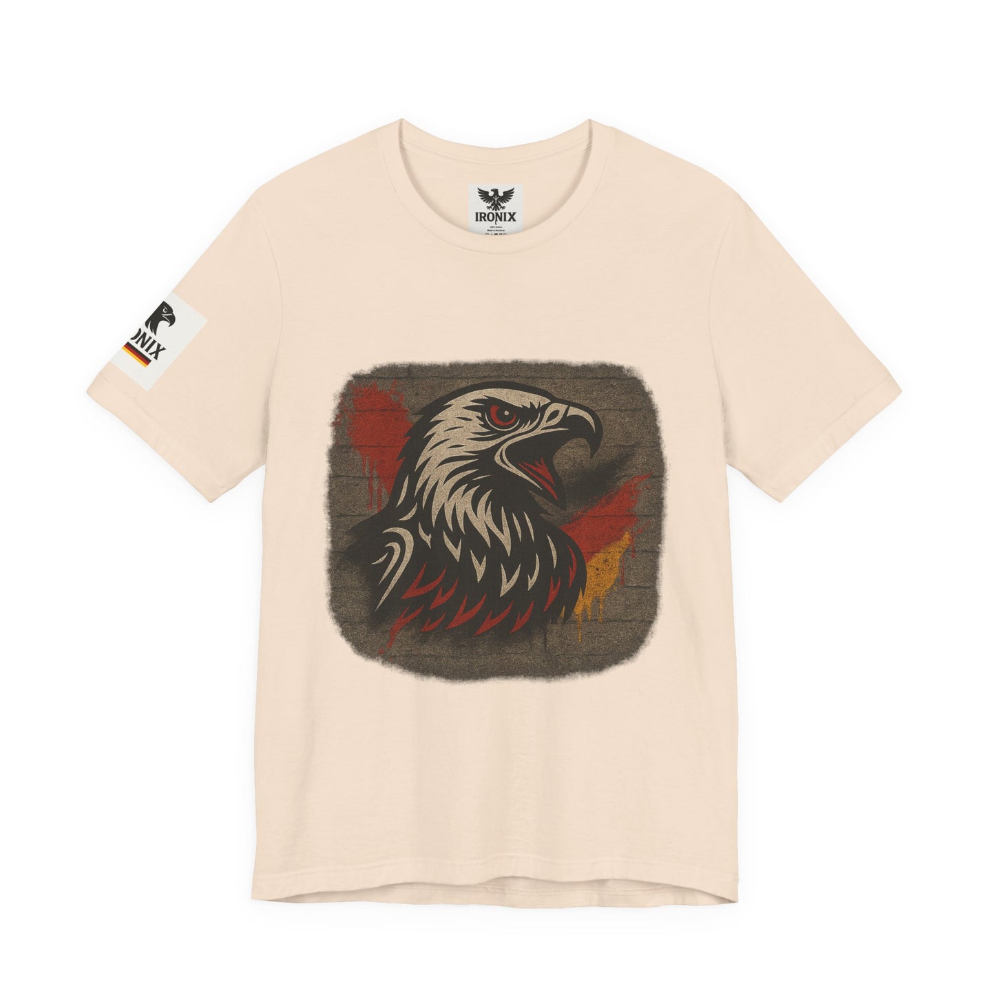Eagle Graphic Tee | Unisex Jersey Short Sleeve T-Shirt mit Adlerkopf – Animal & Adventure Design