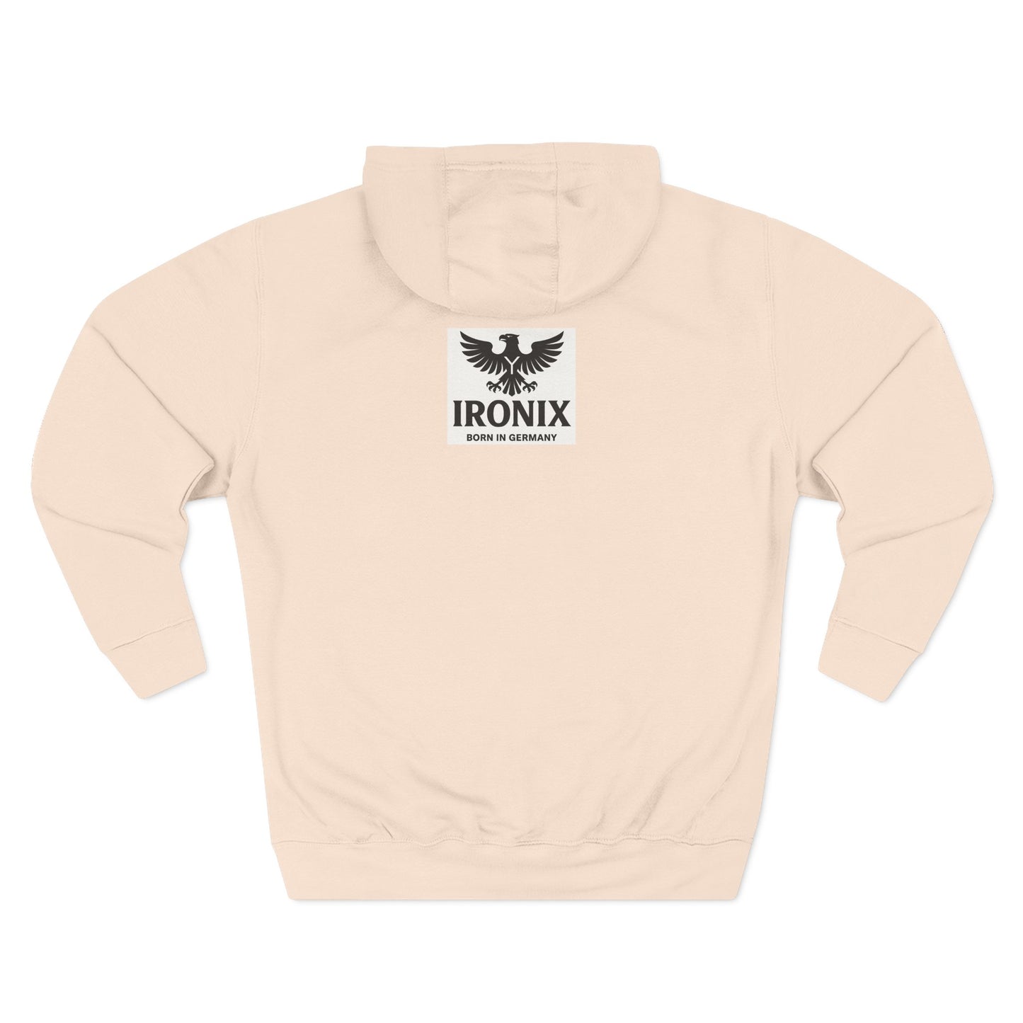 Kölner Dom Hoodie | Three-Panel Fleece Kapuzenpullover Schwarz-Rot-Gold