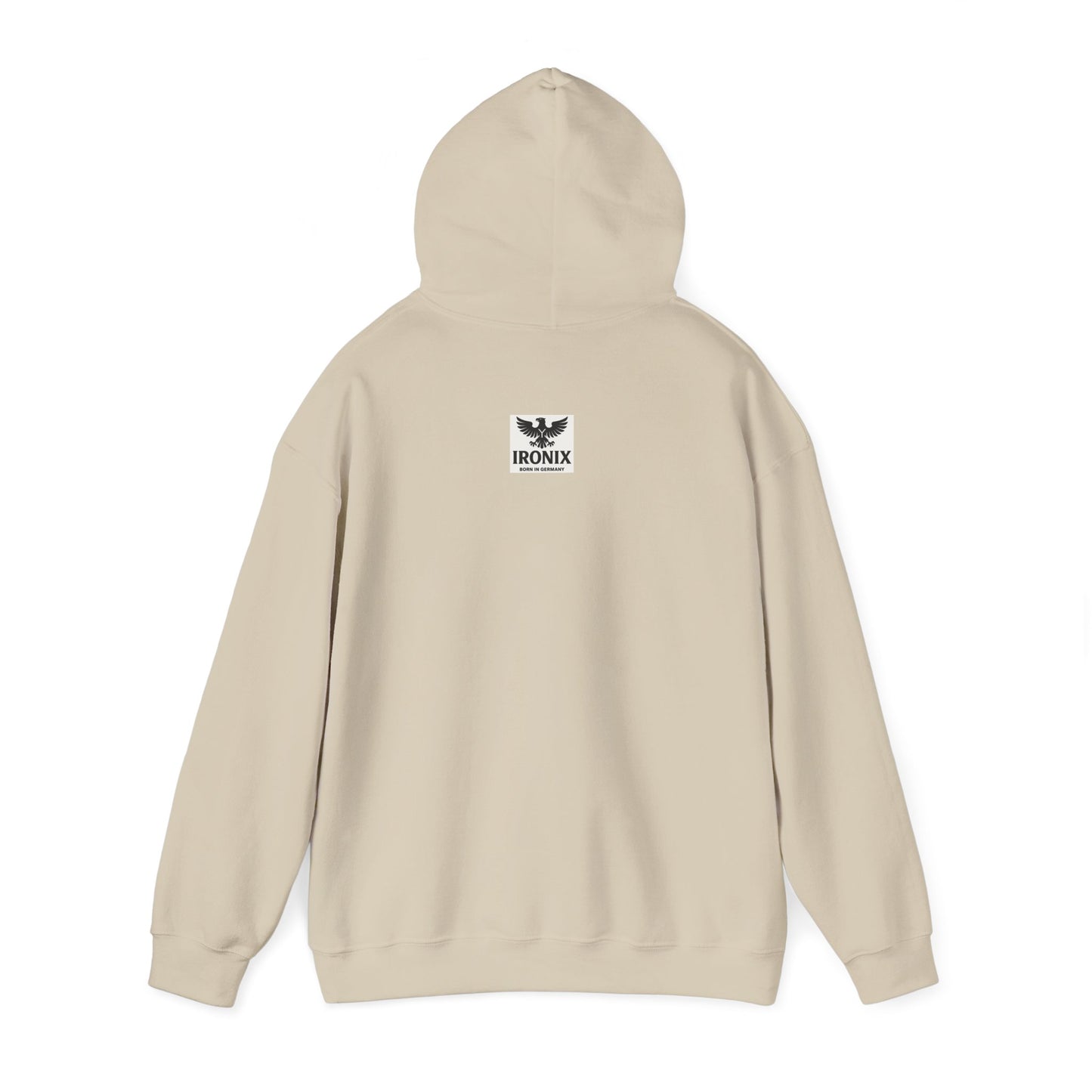 Majestic Black Eagle Hoodie | Unisex Heavy Blend™ Hoodie mit schwarzem Adler – Klassisches Wappen-Design
