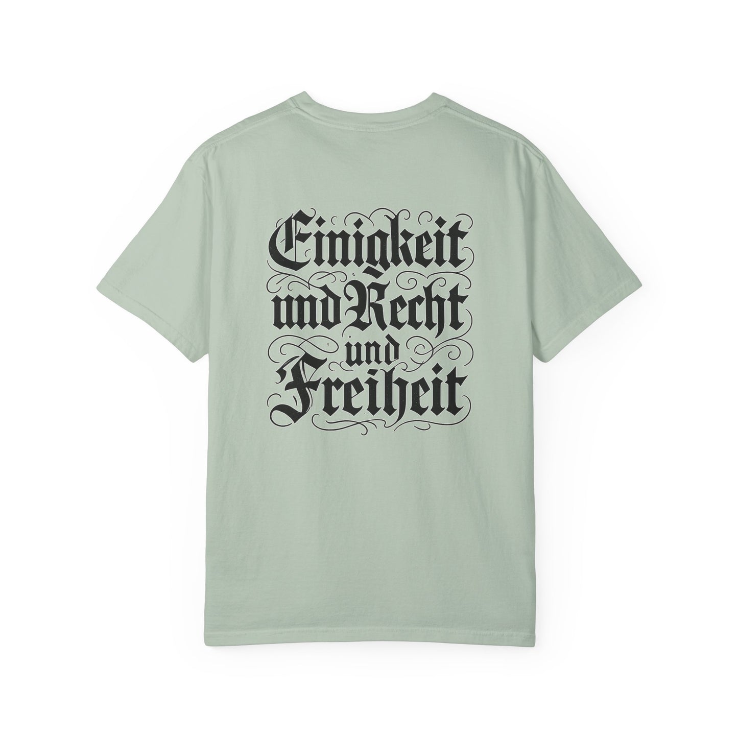 Deutsch-Amerikanische Freundschaft T-Shirt | Adler-Motiv in alter deutscher Schrift | Unisex Graphic Tee, Geschenk für Patrioten, 4th of July & Tag der Deutschen Einheit