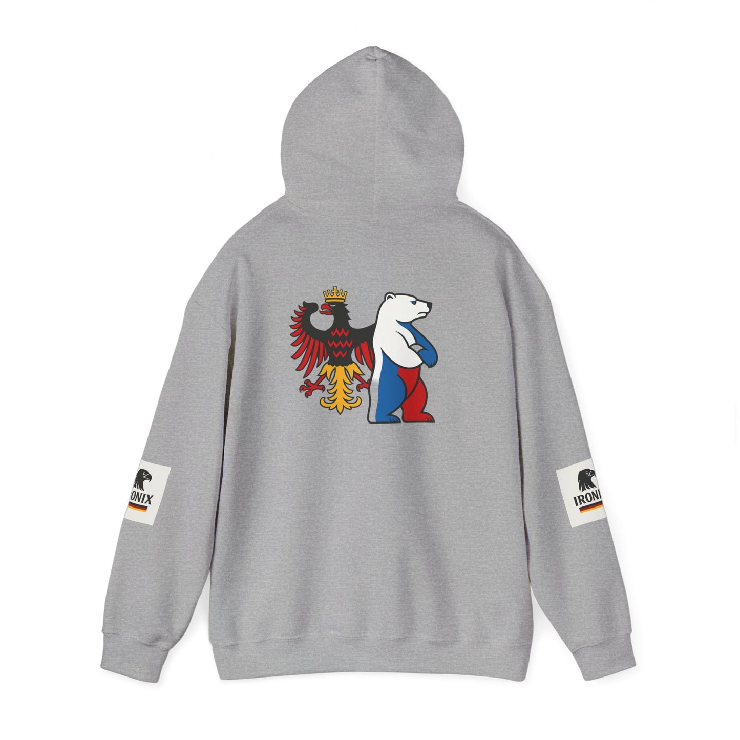 Adler & Russischer Bär Hoodie | Unisex Kapuzenpullover Motiv