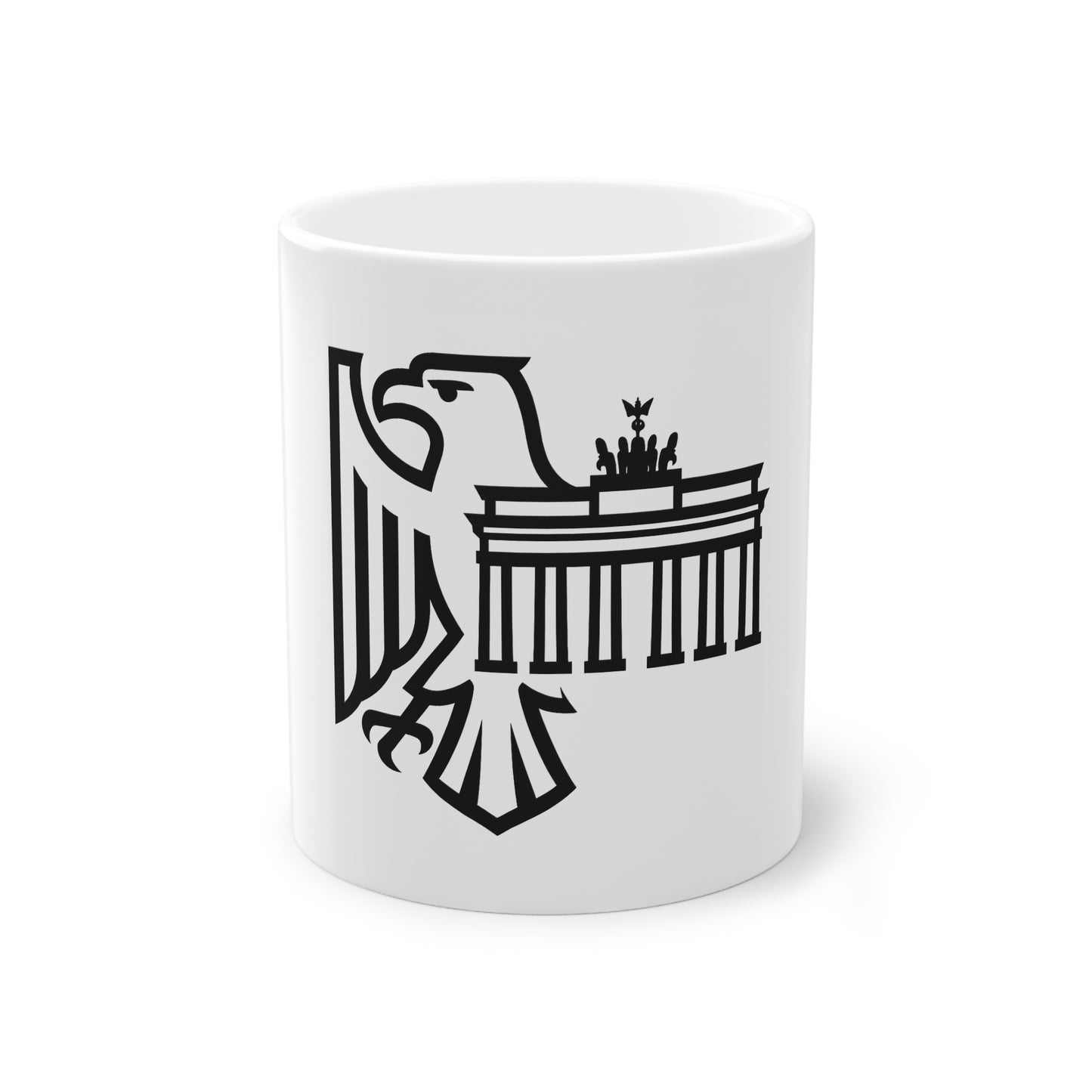 Adler & Brandenburger Tor Kaffeebecher | Keramik Mug 11 oz